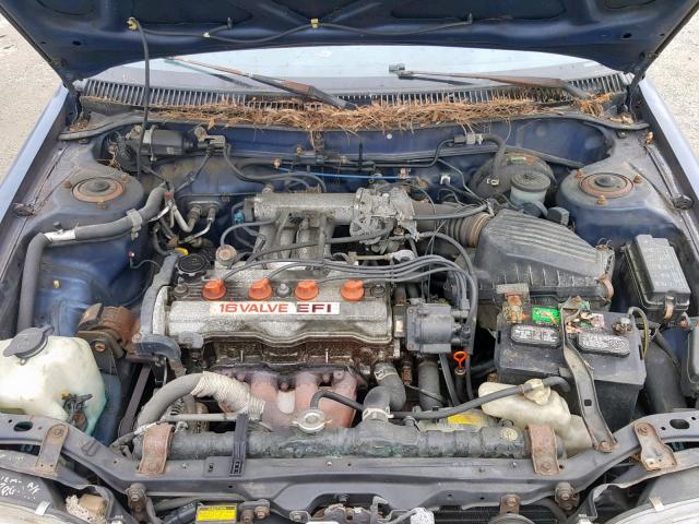 1Y1SK5168LZ071655 - 1990 GEO PRIZM BASE BLUE photo 7