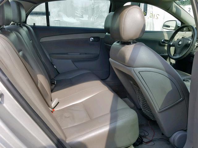 1G1ZH57B58F178976 - 2008 CHEVROLET MALIBU 1LT ვერცხლისფერი ფოტო 6