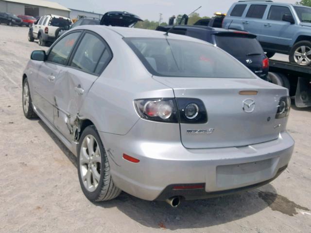 JM1BK323771657216 - 2007 MAZDA 3 S SILVER photo 3