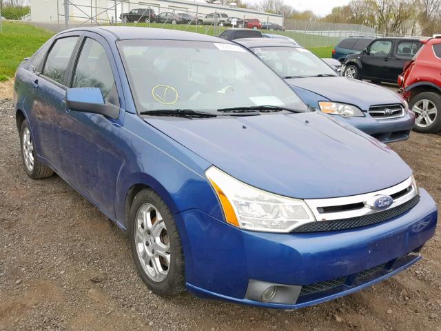 1FAHP36NX9W156839 - 2009 FORD FOCUS SES BLUE photo 1