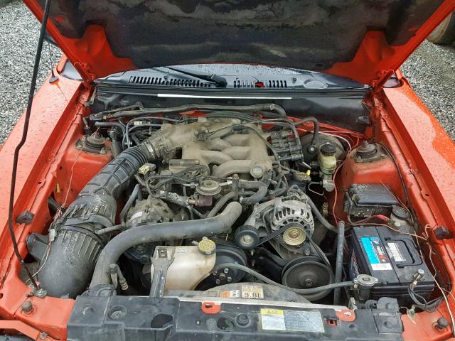 1FAFP404X1F138116 - 2001 FORD MUSTANG RED photo 7