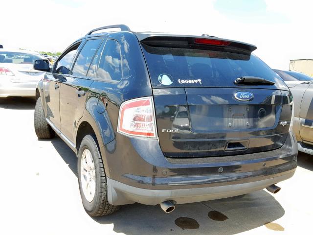 2FMDK3GC4ABA73588 - 2010 FORD EDGE SE BLACK photo 3