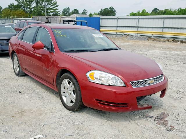 2G1WB5E35F1115641 - 2015 CHEVROLET IMPALA LIM RED photo 1