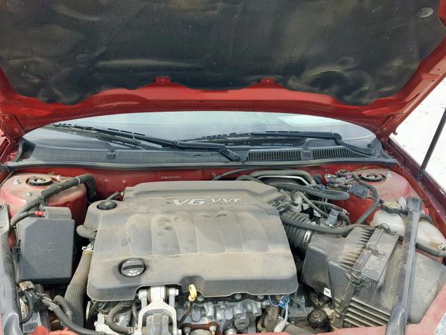 2G1WB5E35F1115641 - 2015 CHEVROLET IMPALA LIM RED photo 7