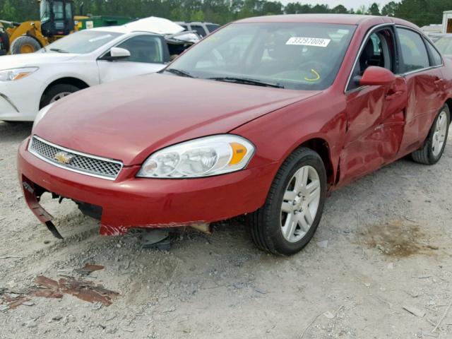 2G1WB5E35F1115641 - 2015 CHEVROLET IMPALA LIM RED photo 9