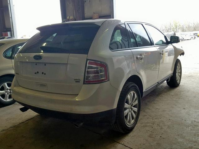 2FMDK48C09BA47196 - 2009 FORD EDGE SEL WHITE photo 4