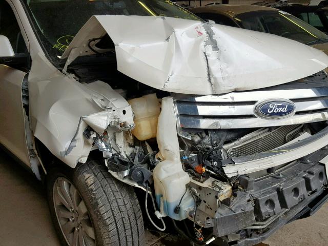 2FMDK48C09BA47196 - 2009 FORD EDGE SEL WHITE photo 9