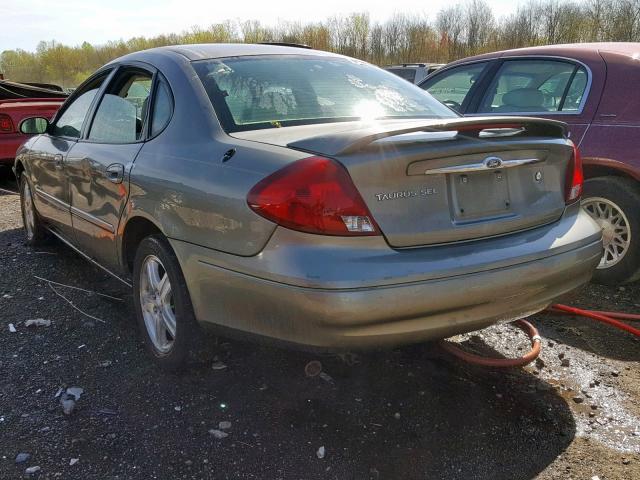 1FAHP56S21A235084 - 2001 FORD TAURUS SEL GRAY photo 3