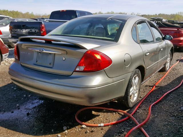 1FAHP56S21A235084 - 2001 FORD TAURUS SEL GRAY photo 4