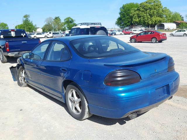 1G2WP52K6XF320453 - 1999 PONTIAC GRAND PRIX BLUE photo 3