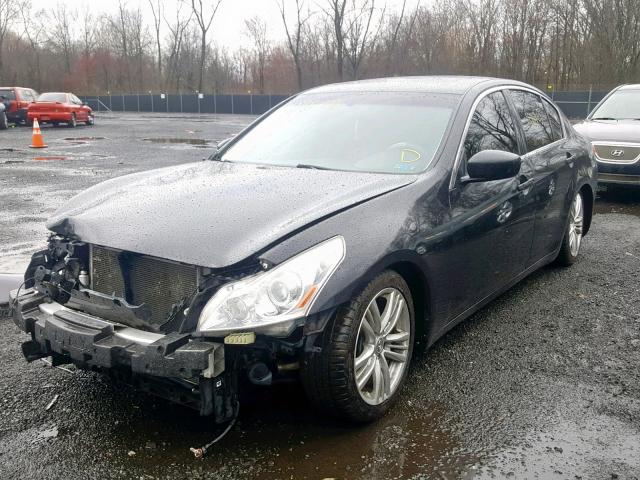 JN1CV6AR2CM676092 - 2012 INFINITI G37 BLACK photo 2