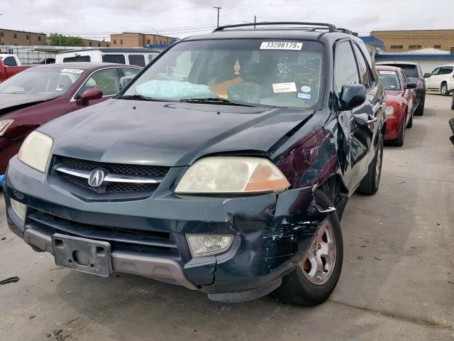 2HNYD18861H530472 - 2001 ACURA MDX TOURIN BLACK photo 2