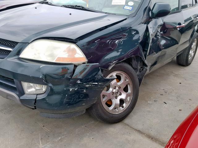 2HNYD18861H530472 - 2001 ACURA MDX TOURIN BLACK photo 9