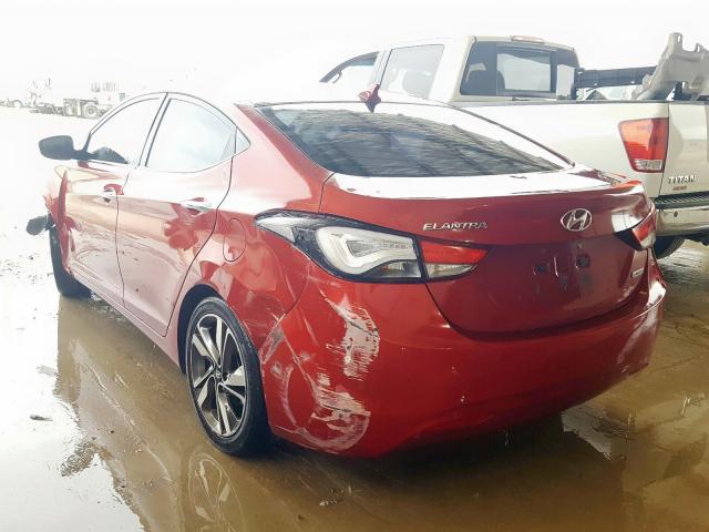 KMHDH4AEXDU637113 - 2013 HYUNDAI ELANTRA GLS  photo 3