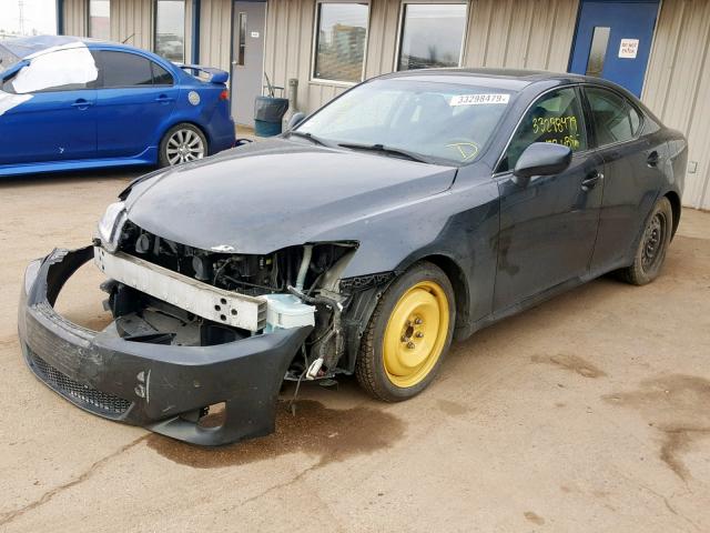 JTHBE262165011033 - 2006 LEXUS IS 350 GRAY photo 2