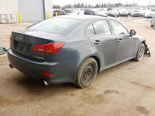 JTHBE262165011033 - 2006 LEXUS IS 350 GRAY photo 4