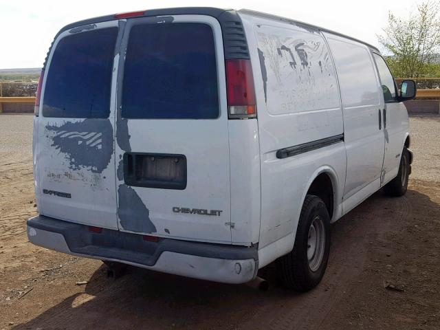 1GCFG15R1Y1213113 - 2000 CHEVROLET EXPRESS G1 WHITE photo 4