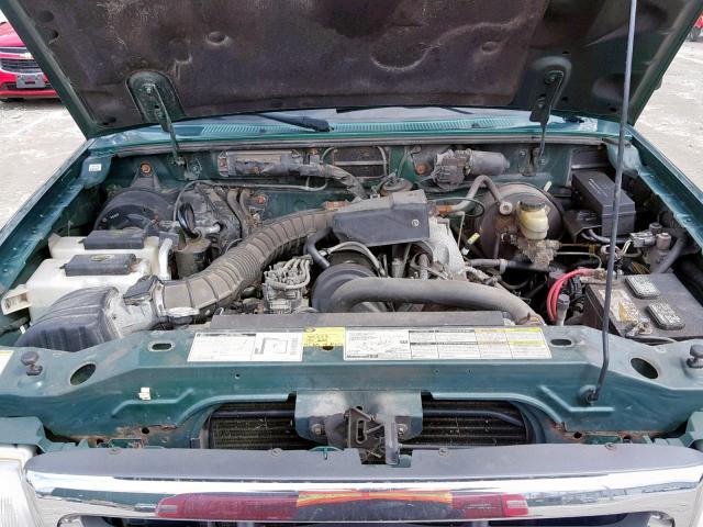 1FTYR10C8XTB09842 - 1999 FORD RANGER GREEN photo 7