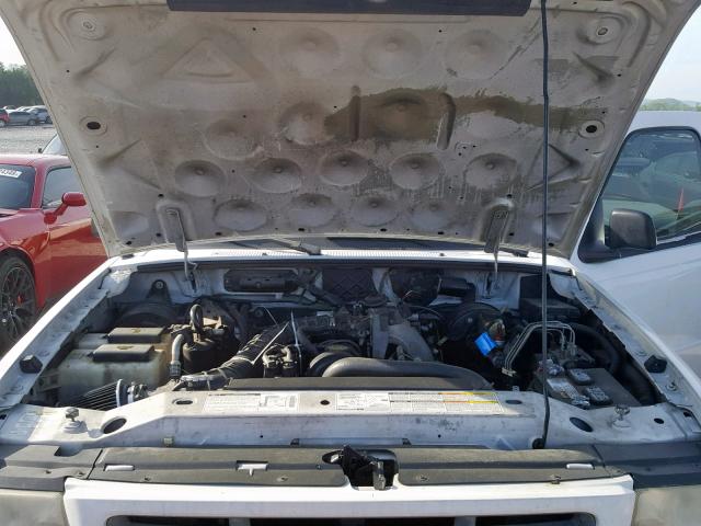 1FTYR10C81TA37838 - 2001 FORD RANGER WHITE photo 7