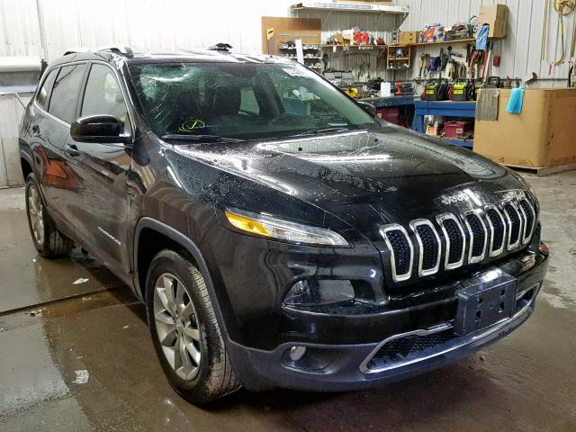 1C4PJMDX0JD607357 - 2018 JEEP CHEROKEE L BLACK photo 1