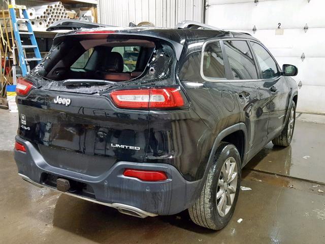 1C4PJMDX0JD607357 - 2018 JEEP CHEROKEE L BLACK photo 4