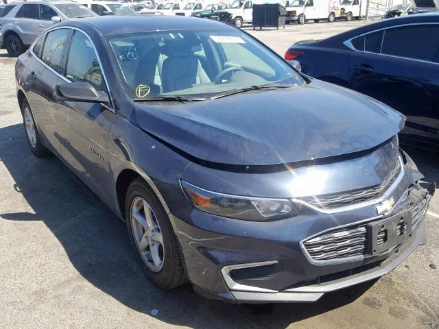 1G1ZB5ST9JF217057 - 2018 CHEVROLET MALIBU LS BLUE photo 1
