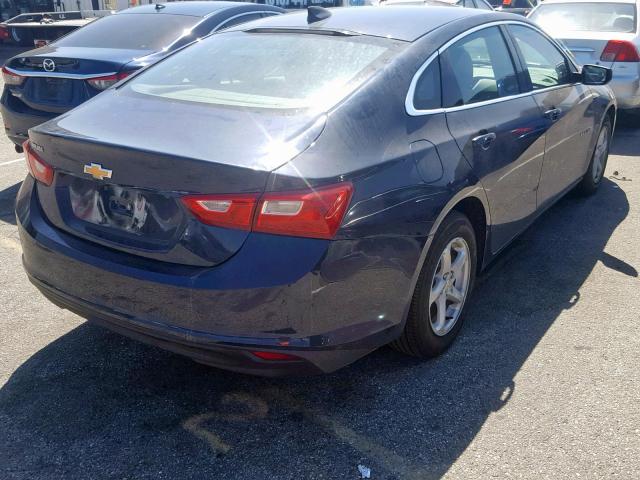 1G1ZB5ST9JF217057 - 2018 CHEVROLET MALIBU LS BLUE photo 4