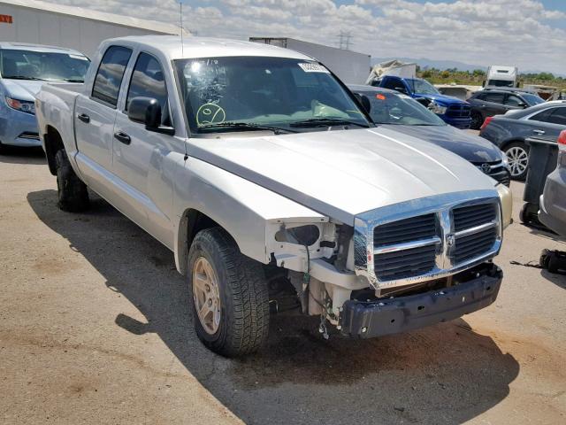 1D7HE48K37S103225 - 2007 DODGE DAKOTA QUA SILVER photo 1