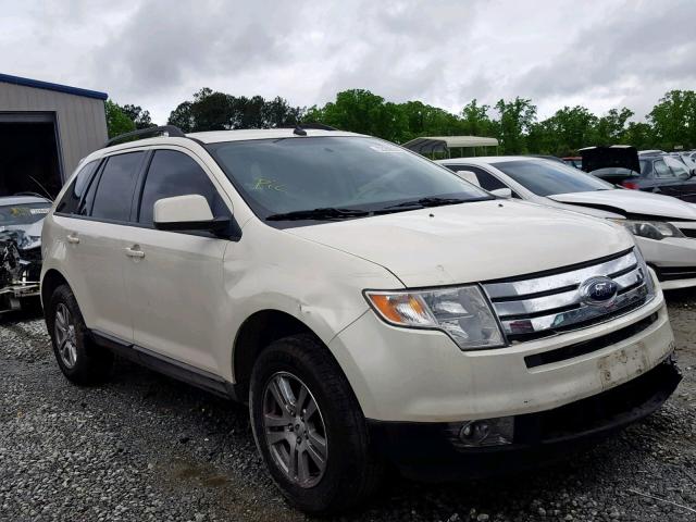 2FMDK38CX8BB11365 - 2008 FORD EDGE SEL WHITE photo 1