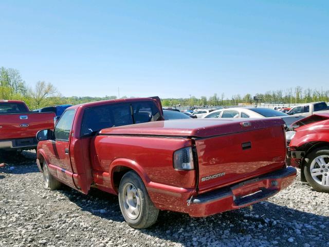 1GTCS1449W8522730 - 1998 GMC SONOMA RED photo 3