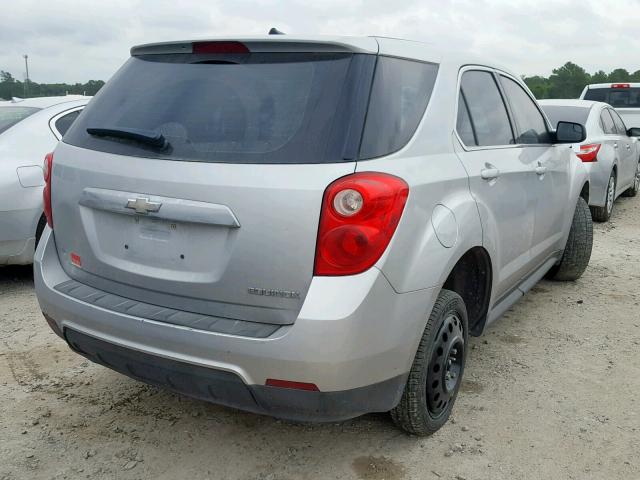 2GNALBEK0C6349101 - 2012 CHEVROLET EQUINOX LS SILVER photo 4