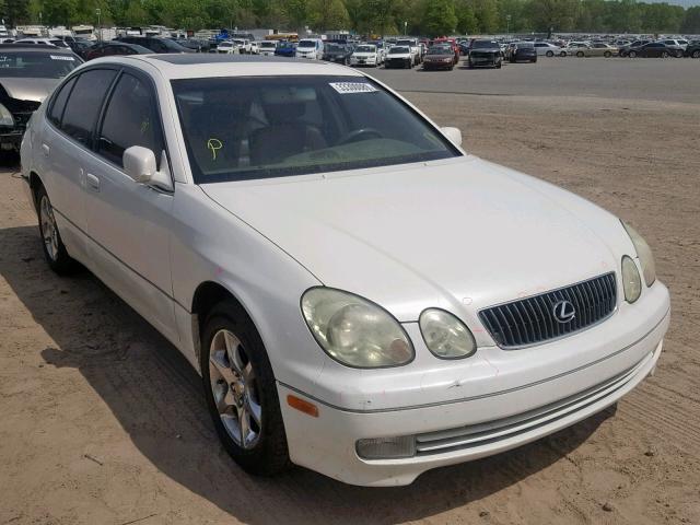 JT8BD69S950206279 - 2005 LEXUS GS 300 WHITE photo 1