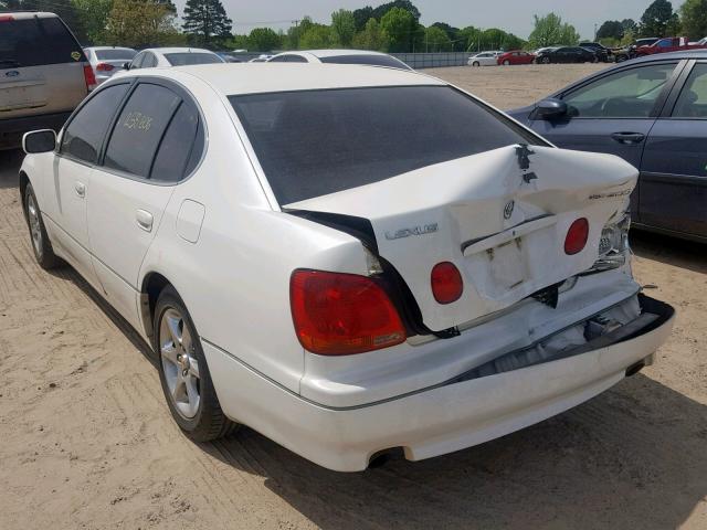 JT8BD69S950206279 - 2005 LEXUS GS 300 WHITE photo 3