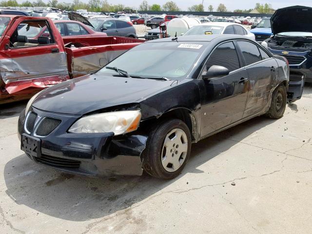 1G2ZF57B484180392 - 2008 PONTIAC G6 VALUE L BLACK photo 2