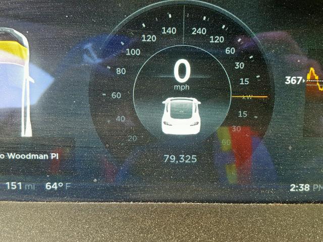 5YJSA1CG5DFP21992 - 2013 TESLA MODEL S Սպիտակ լուսանկար 8