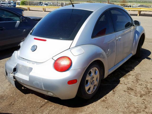 3VWCP21C02M408119 - 2002 VOLKSWAGEN NEW BEETLE Gümüş foto 4