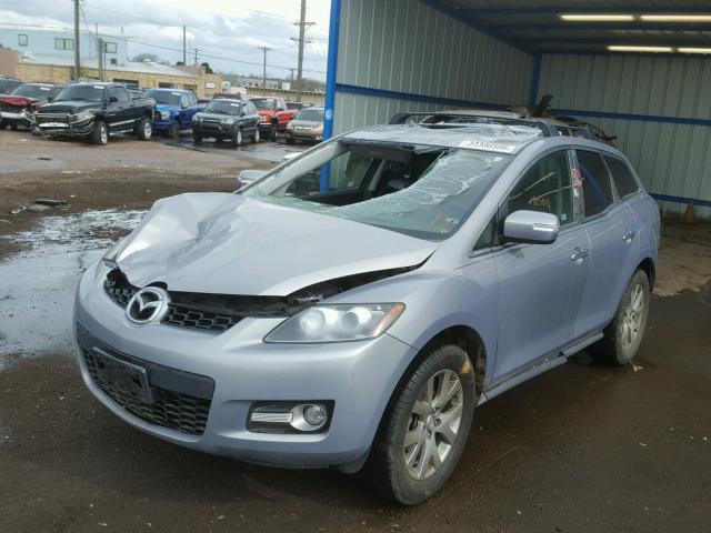 JM3ER29LX90219590 - 2009 MAZDA CX-7 BLUE photo 2