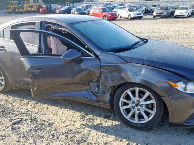 JM1GJ1U66F1163366 - 2015 MAZDA 6 SPORT GRAY photo 9