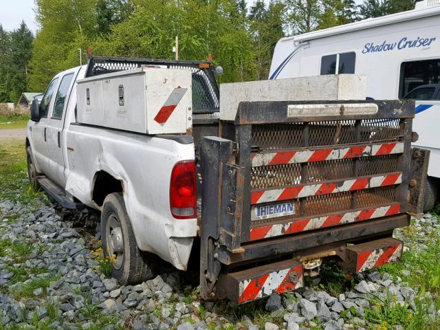 1FTWW30547EA47633 - 2007 FORD F350 SRW S WHITE photo 3