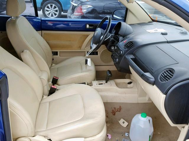 3VWRF31YX8M420141 - 2008 VOLKSWAGEN NEW BEETLE Mavi foto 5