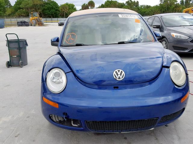 3VWRF31YX8M420141 - 2008 VOLKSWAGEN NEW BEETLE Mavi foto 9