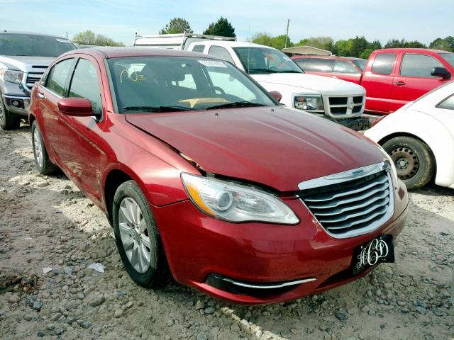 1C3CCBBB3DN578993 - 2013 CHRYSLER 200 TOURIN RED photo 1