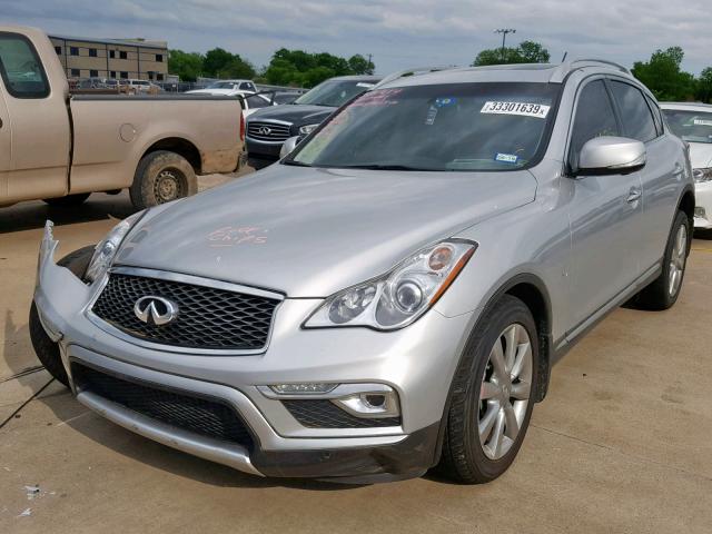 JN1BJ0RP9GM235329 - 2016 INFINITI QX50 SILVER photo 2