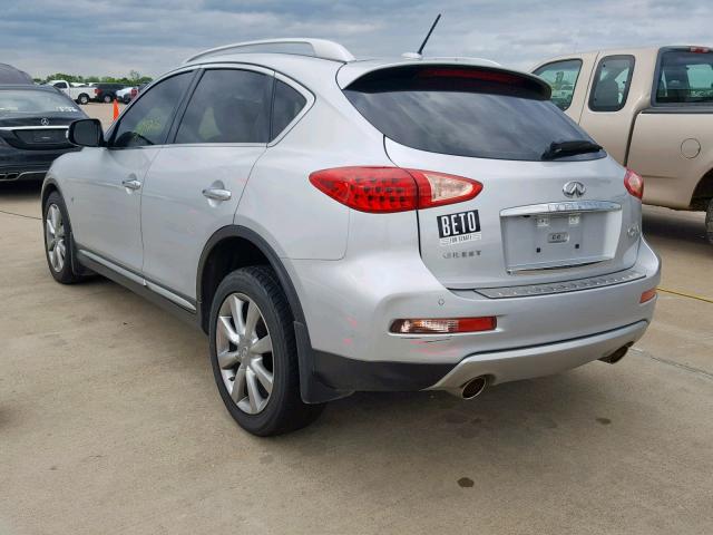 JN1BJ0RP9GM235329 - 2016 INFINITI QX50 SILVER photo 3