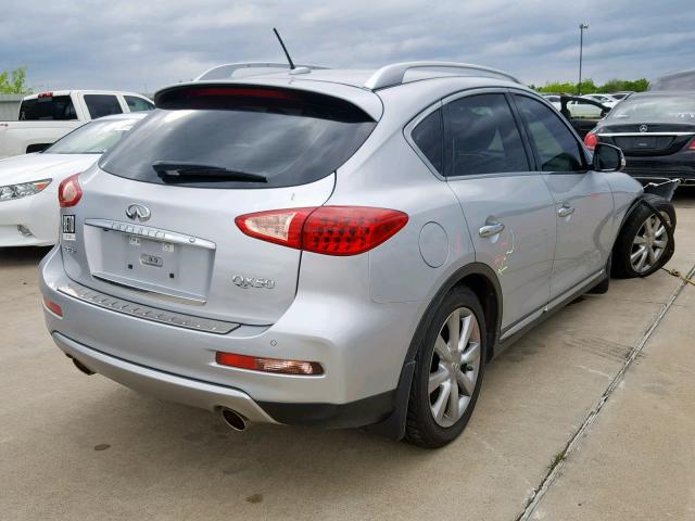 JN1BJ0RP9GM235329 - 2016 INFINITI QX50 SILVER photo 4