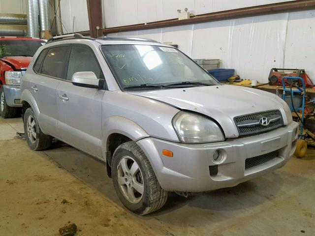 KM8JM72D26U252427 - 2006 HYUNDAI TUCSON GL SILVER photo 1