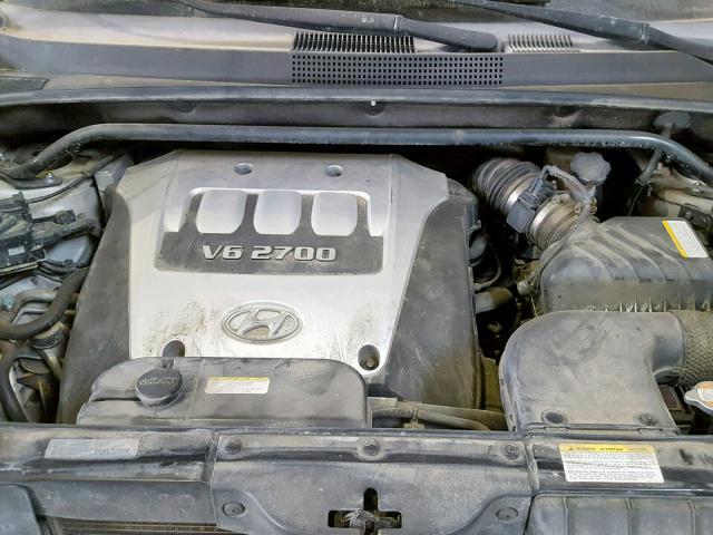 KM8JM72D26U252427 - 2006 HYUNDAI TUCSON GL SILVER photo 7