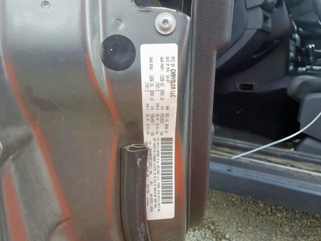 1J8HH48K28C142913 - 2008 JEEP COMMANDER GRAY photo 10