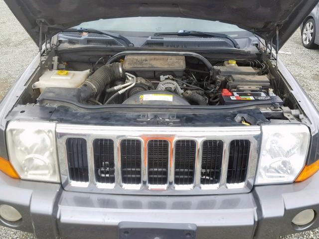1J8HH48K28C142913 - 2008 JEEP COMMANDER GRAY photo 7