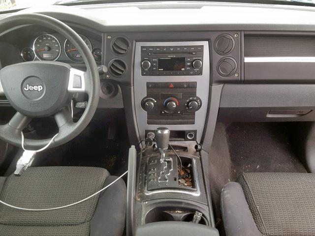 1J8HH48K28C142913 - 2008 JEEP COMMANDER GRAY photo 9